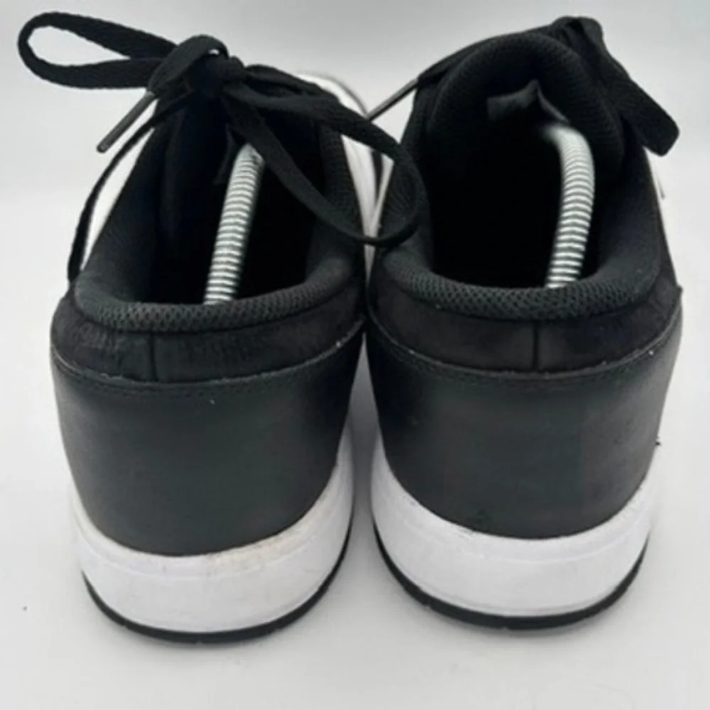 Nike Jordan Nu Retro 1 Low Mens Sz 11 Black White Wings Logo Basketball Sneaker